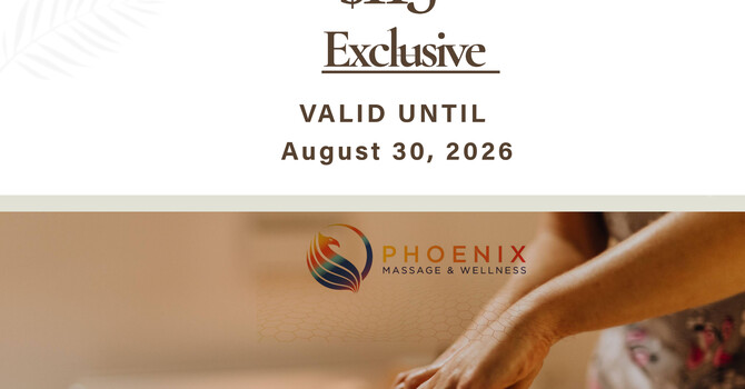  SPECIAL OFFER: 60-Minute Massage for Only $115 + Tax! Limited availability — Book Now. image